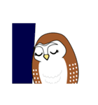 The cute owl（個別スタンプ：6）