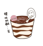 Mr.egg-Dessert party（個別スタンプ：6）