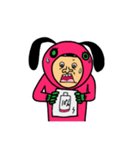 Mr.pinkdog 01（個別スタンプ：34）