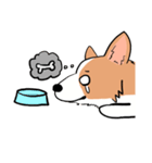 Lovely corgi woof woof woof（個別スタンプ：27）