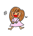 お茶目なみこちゃん（個別スタンプ：1）