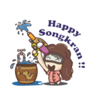 Nong Ace on Songkran's day（個別スタンプ：23）