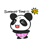 Pink Panda [Eng ＆ Kor] 2（個別スタンプ：37）