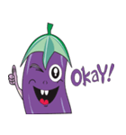 PURPLE CUTE EXPRESSION（個別スタンプ：3）