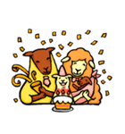 ひつじさんファミリースタンプ（個別スタンプ：33）