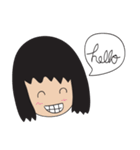 World of funny girl（個別スタンプ：1）