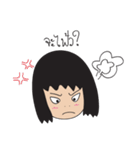 World of funny girl（個別スタンプ：3）