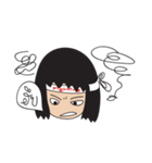 World of funny girl（個別スタンプ：9）