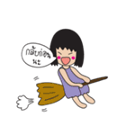 World of funny girl（個別スタンプ：13）
