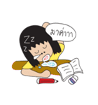World of funny girl（個別スタンプ：15）