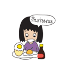World of funny girl（個別スタンプ：22）