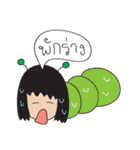 World of funny girl（個別スタンプ：24）