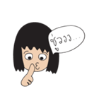World of funny girl（個別スタンプ：25）