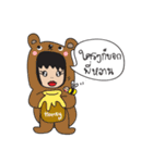 World of funny girl（個別スタンプ：28）