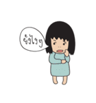 World of funny girl（個別スタンプ：30）