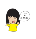 World of funny girl（個別スタンプ：33）
