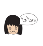 World of funny girl（個別スタンプ：39）