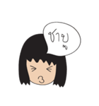 World of funny girl（個別スタンプ：40）
