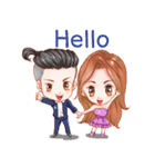 Best and Jenny, the couple！（個別スタンプ：1）
