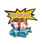 Best and Jenny, the couple！（個別スタンプ：2）