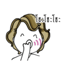 look at mama's face（個別スタンプ：8）