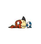 ティッカ＆ベネディクト恐竜の動くス！（個別スタンプ：19）
