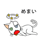 Wayo - 白い目の猫（個別スタンプ：4）