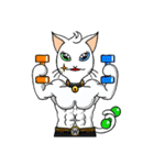Wayo - 白い目の猫（個別スタンプ：6）