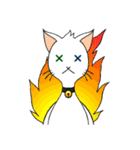 Wayo - 白い目の猫（個別スタンプ：13）