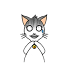 Wayo - 白い目の猫（個別スタンプ：14）