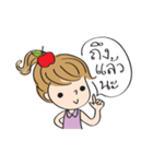 apple merry girl（個別スタンプ：28）