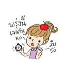 apple merry girl（個別スタンプ：29）
