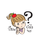apple merry girl（個別スタンプ：30）