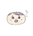 動く、つぶ郎くんの毎日。1（個別スタンプ：9）