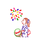 水玉模様好き（個別スタンプ：4）