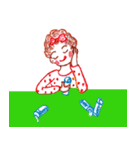 水玉模様好き（個別スタンプ：5）
