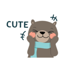 A bear who's just a cute bear（個別スタンプ：15）