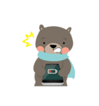 A bear who's addicted to social media（個別スタンプ：7）