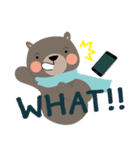 A bear who's addicted to social media（個別スタンプ：9）