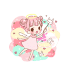 てんしちゃんたちとハムスタンプ（個別スタンプ：1）
