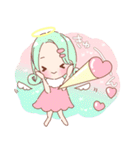 てんしちゃんたちとハムスタンプ（個別スタンプ：14）
