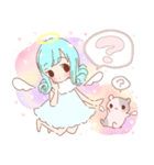 てんしちゃんたちとハムスタンプ（個別スタンプ：34）
