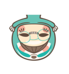 メガネナマケモノ君（個別スタンプ：3）