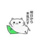 ぐうたらデブ猫（個別スタンプ：1）