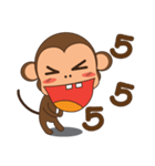 Ling Aromdee : Happy monkey（個別スタンプ：11）