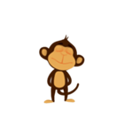 Awake Monkey Happy V3（個別スタンプ：2）