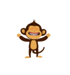 Awake Monkey Happy V3（個別スタンプ：9）