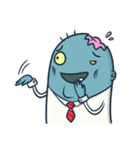 Mr. Zombie at work part.2（個別スタンプ：6）
