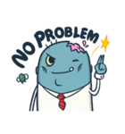 Mr. Zombie at work part.2（個別スタンプ：8）