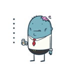 Mr. Zombie at work part.2（個別スタンプ：9）